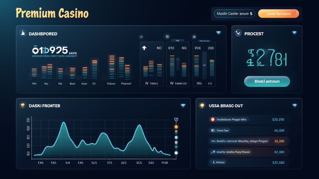 Painel de payout em processamento com estados de pagamento num casino escuro
